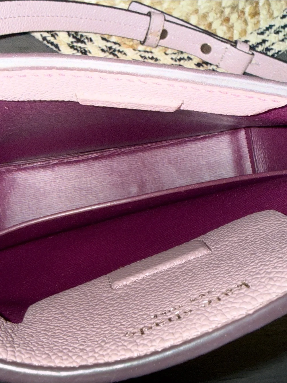 Kate Spade New‎ York Polly Pebbled Leather Crossbody Bag Pink Gold Hardware